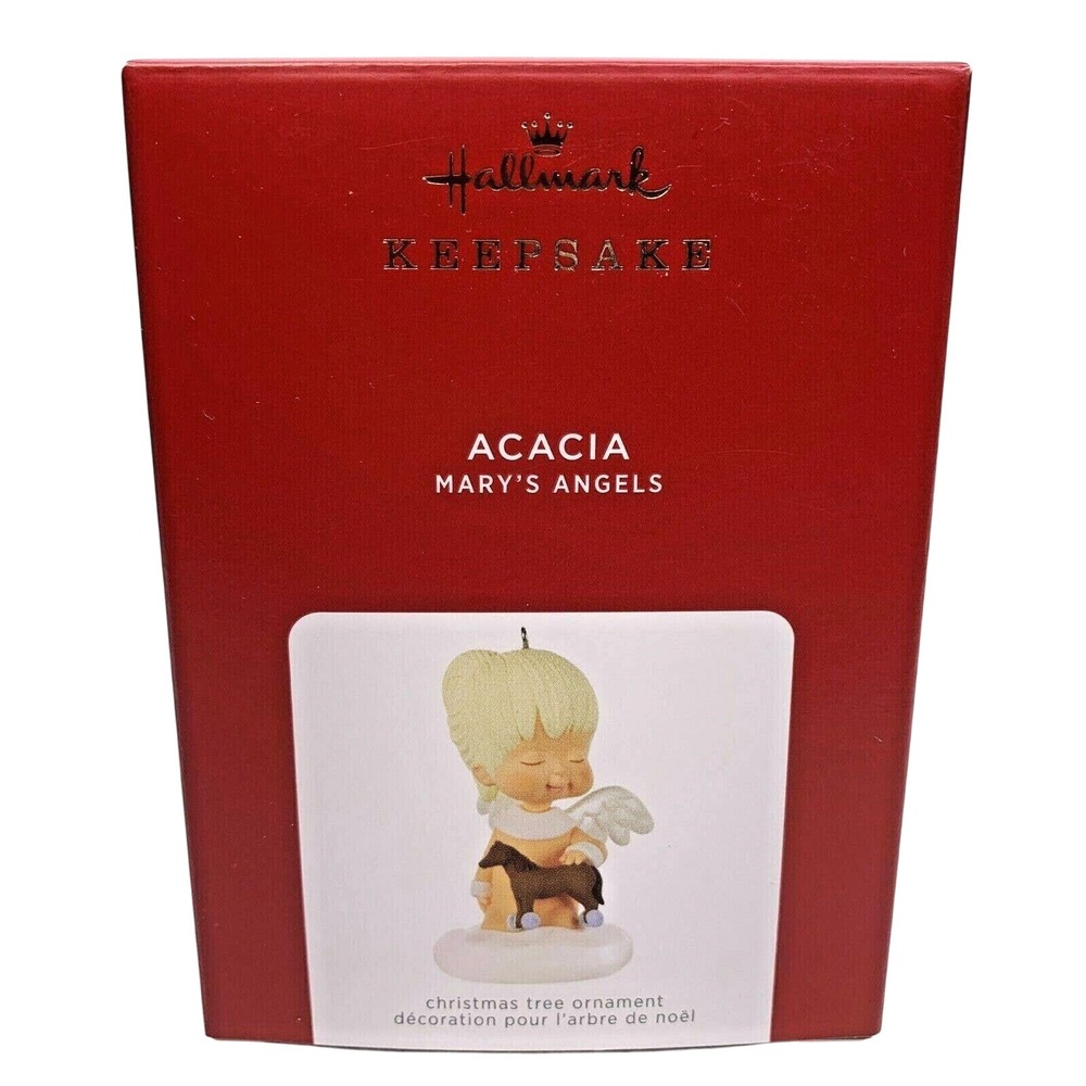 Hallmark Keepsake ACACIA Ornament 2021 Mary's Angels Series #34 with Pony NEW